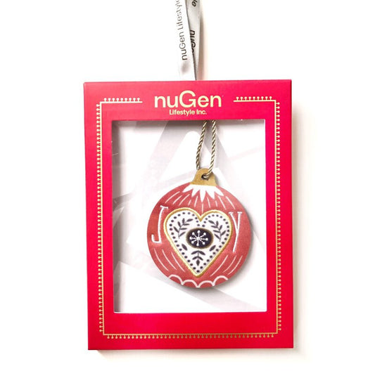 Joy Christmas Ornament